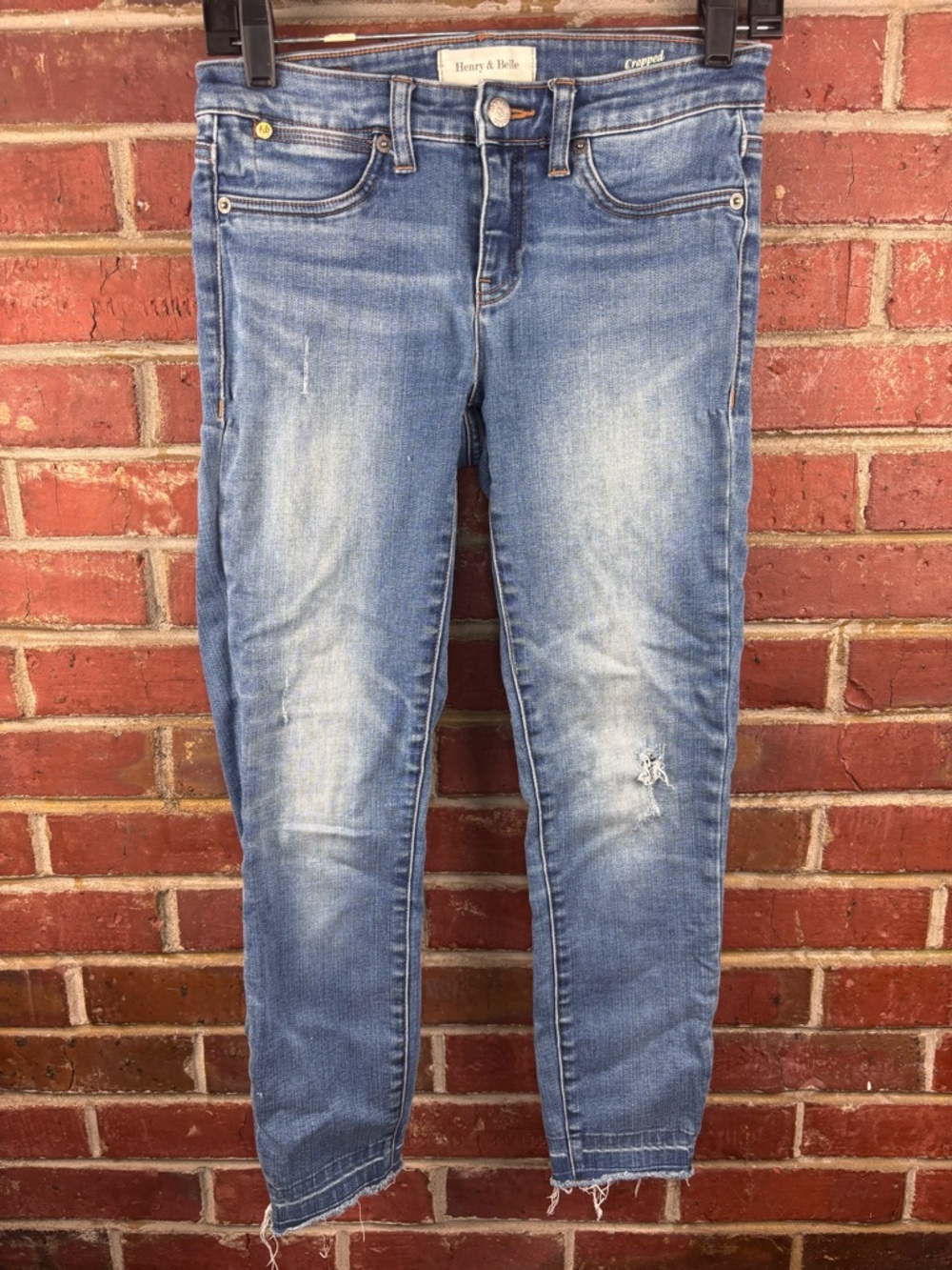 Henry & Belle skinny cropped jeans size 26